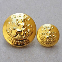 M-1922-Gold California State Seal Button, 2 Sizes 